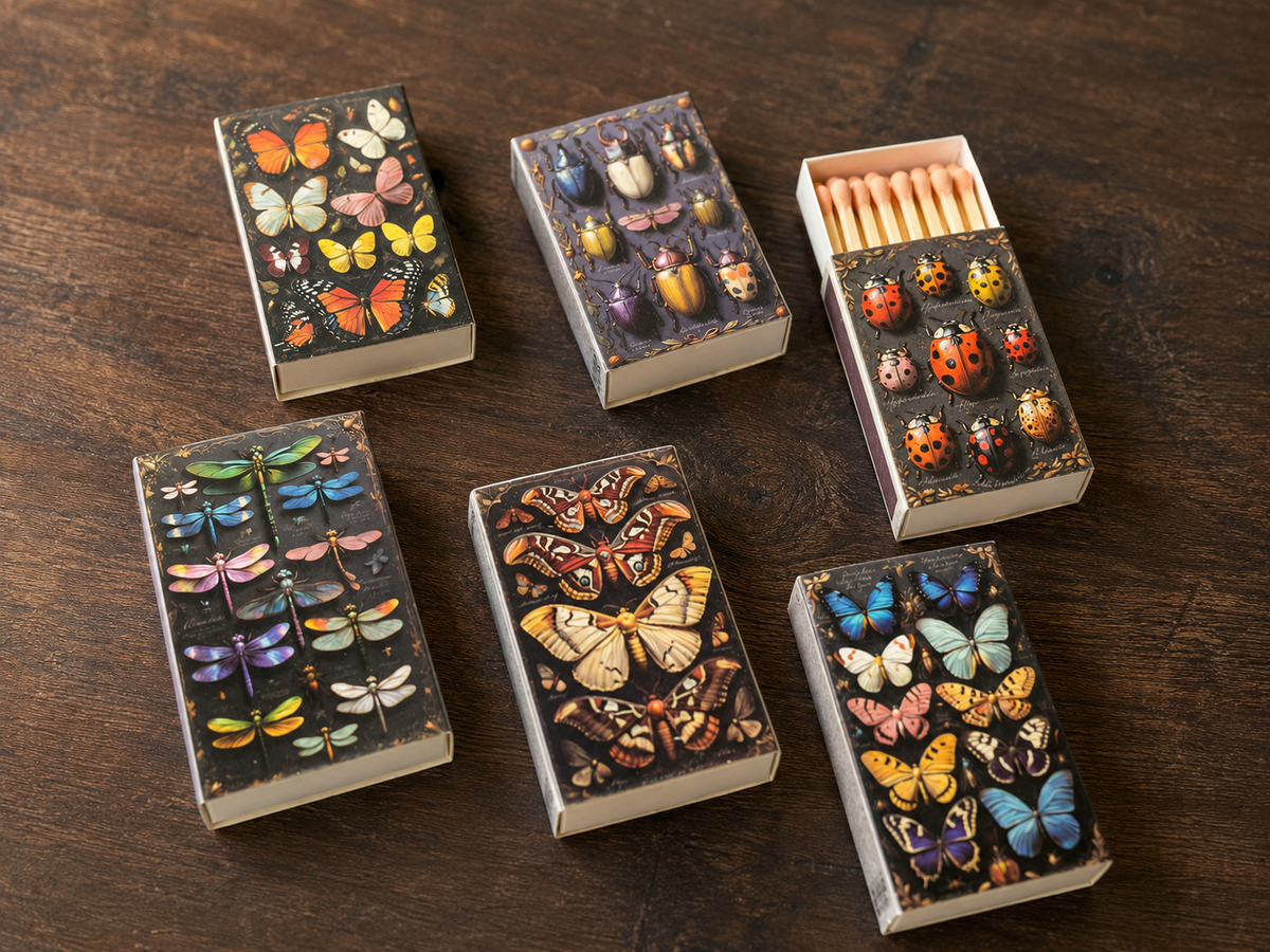 ANN520 - Insect Specimen Matches – Butterflies, Beetles & Dragonflies