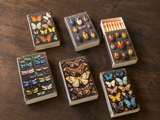 ANN520 - Insect Specimen Matches – Butterflies, Beetles & Dragonflies