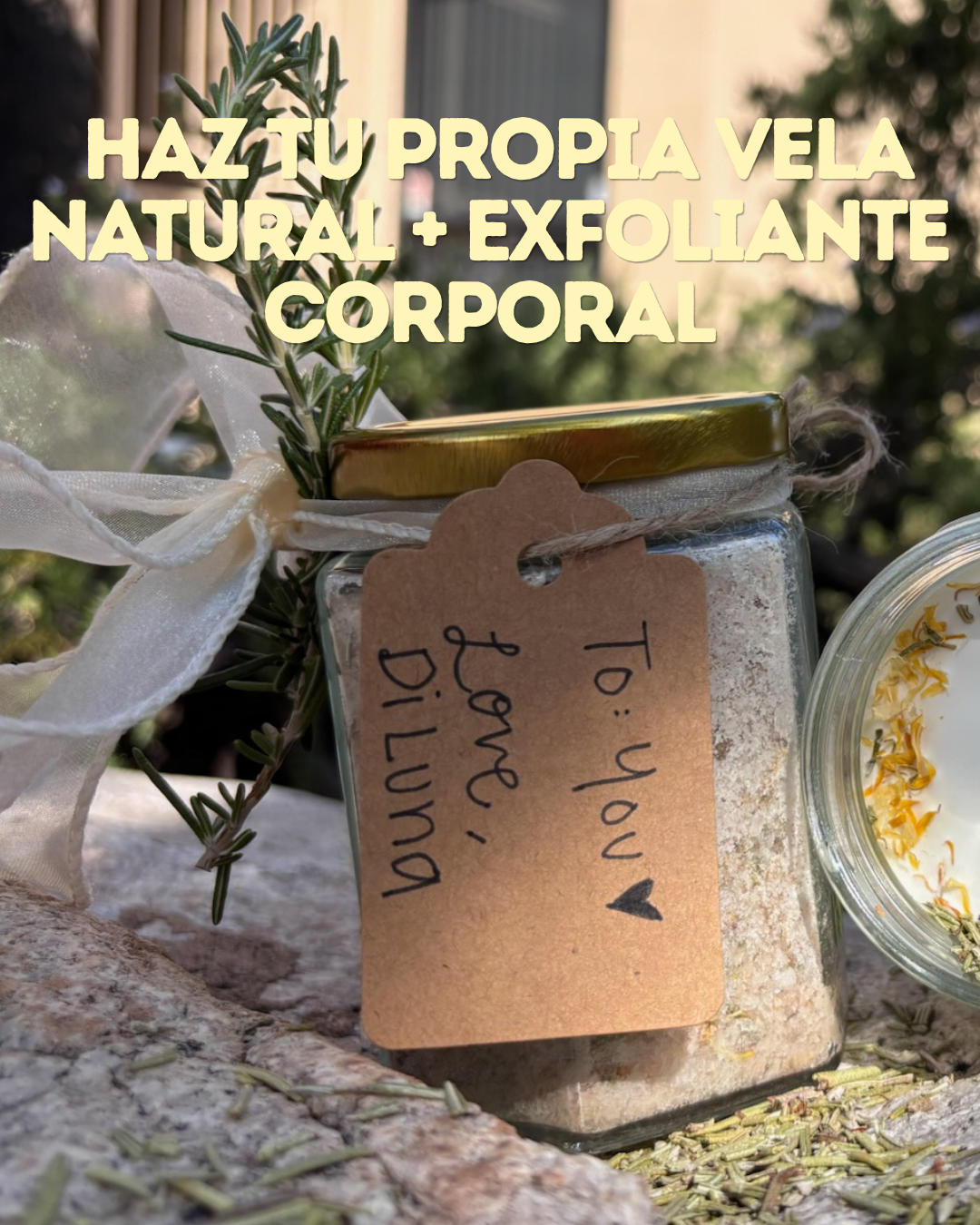10/25 Clase de Vela Natural y Exfoliante Corporal (en español)