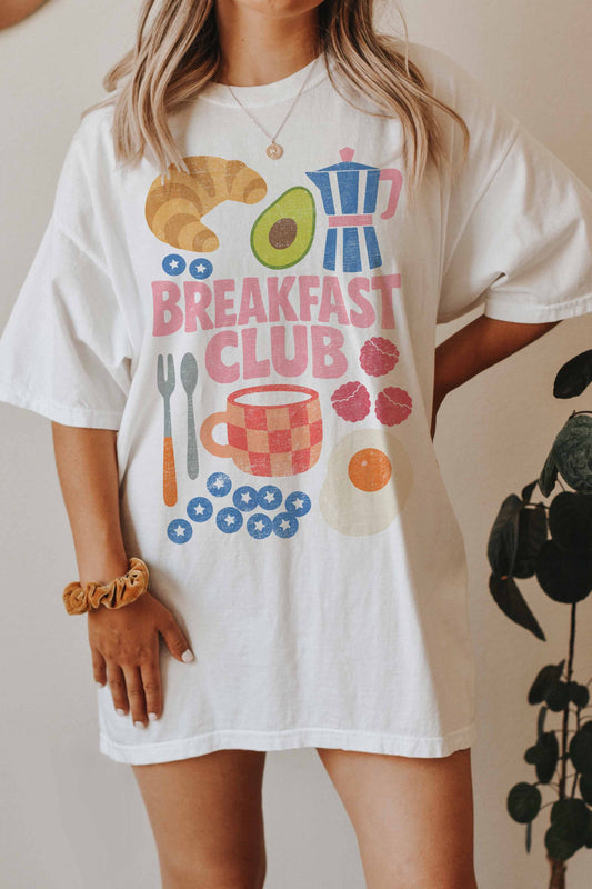 BREAKFAST CLUB OVERSIZED TEE
