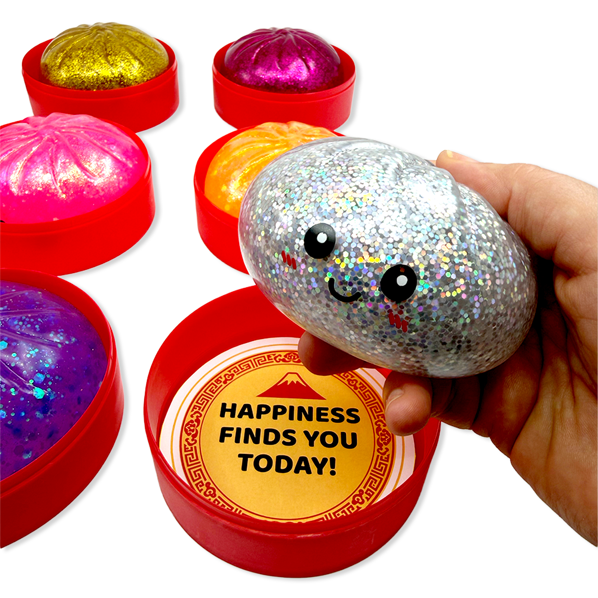 Fun Doh Mystery Fortune Squishy Dumpling Toy