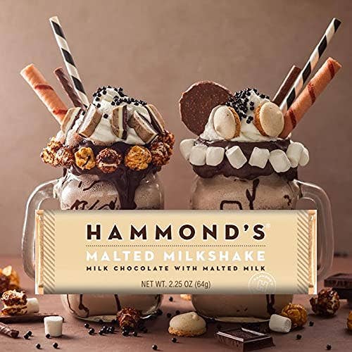 Candy Bar - Milk Chocolate - Malted Milkshake - 2.25 oz