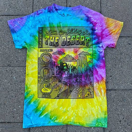Hiking Tie-Dye T-Shirt: L