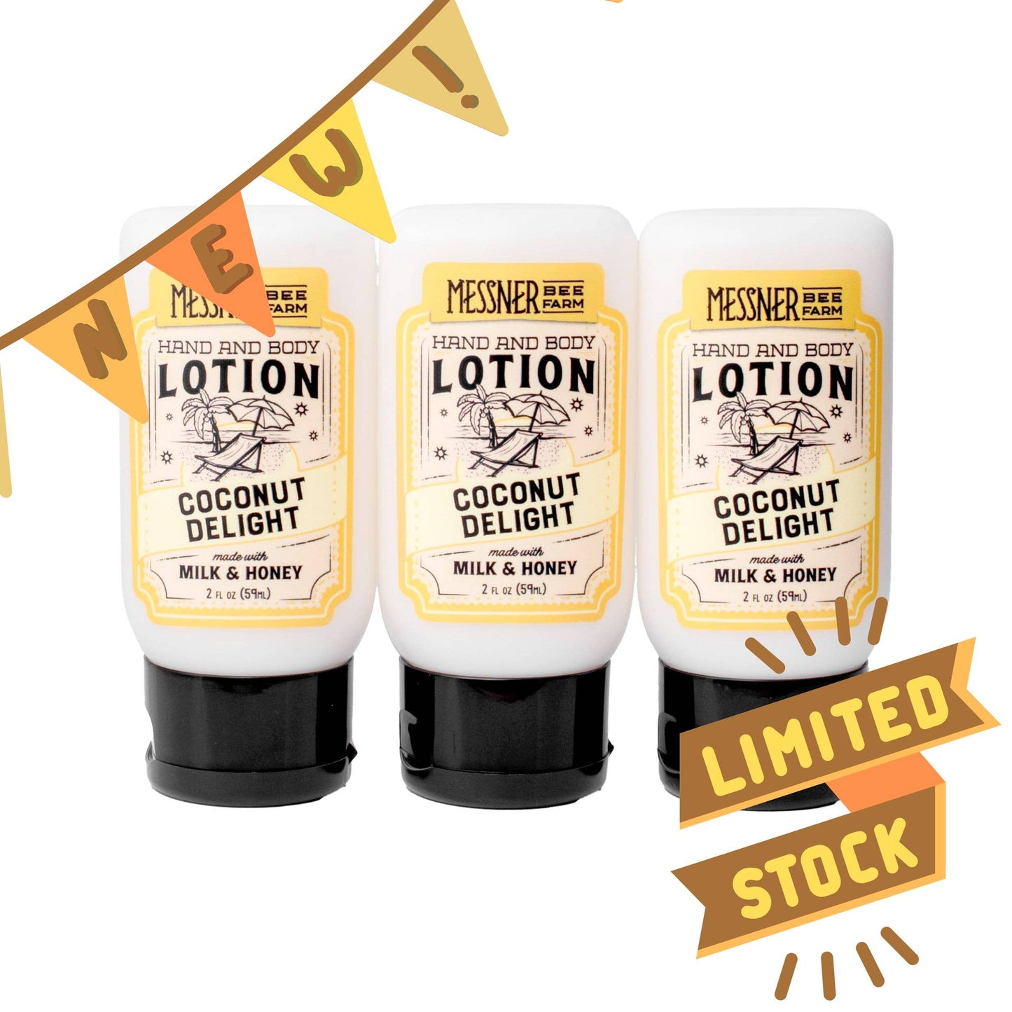 Coconut Delight - Milk and Honey Lotion - 2oz Travel