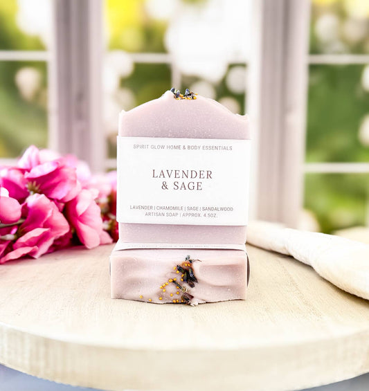 Lavender and Sage - Handcrafted Artisan Soap Bar