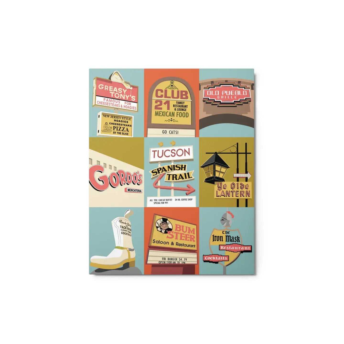 Print 8x10 Restaurant Tiles