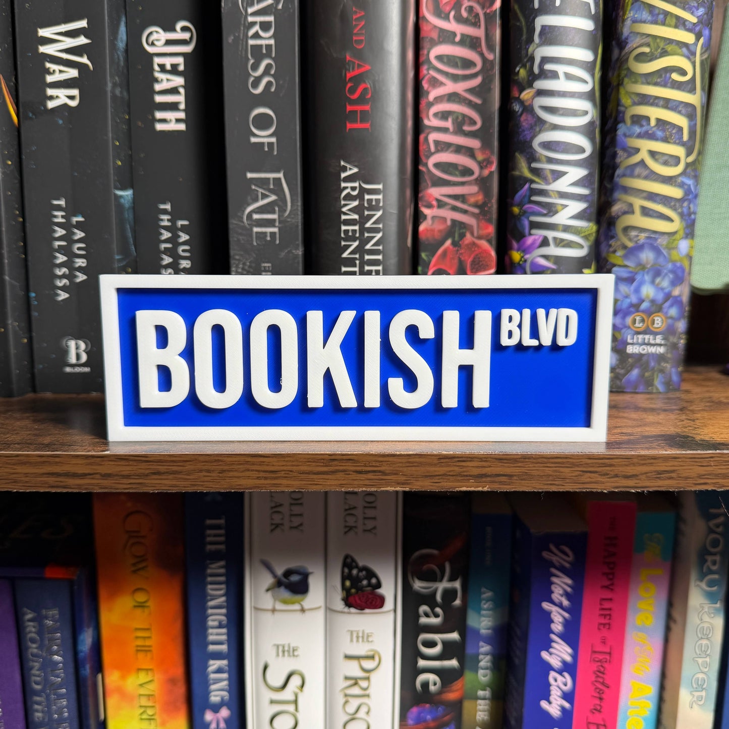 Bookish Street Sign | Bookshelf Decor