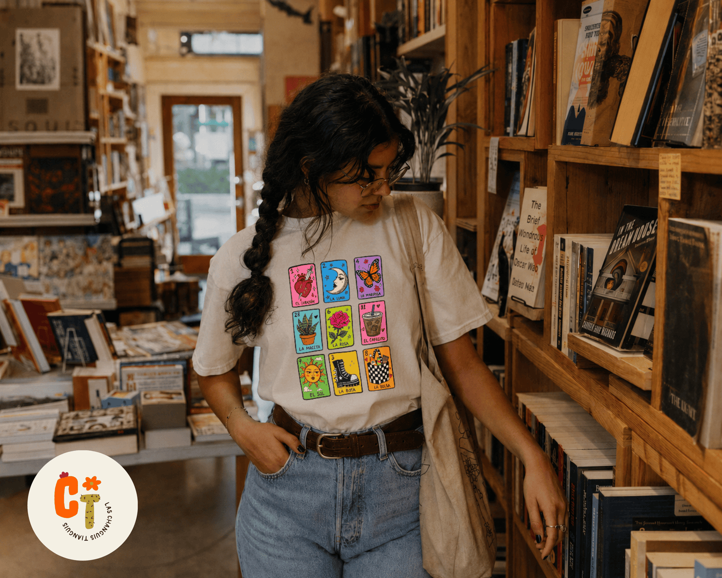 Lotería Remix Comfort Colors Tee Espresso L