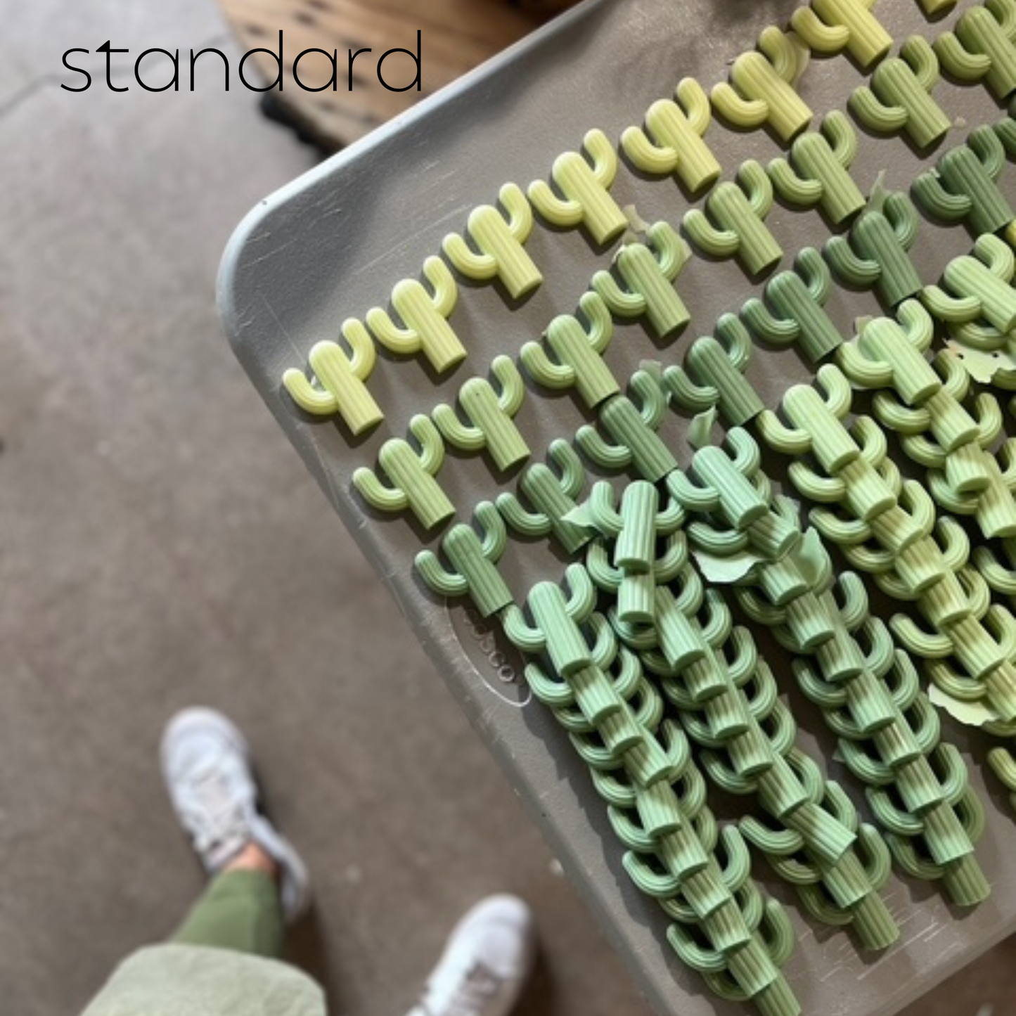 Mini Cactus Soap- Blues