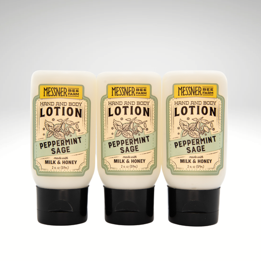 Peppermint Sage - Milk and Honey Lotion - 2oz. Travel