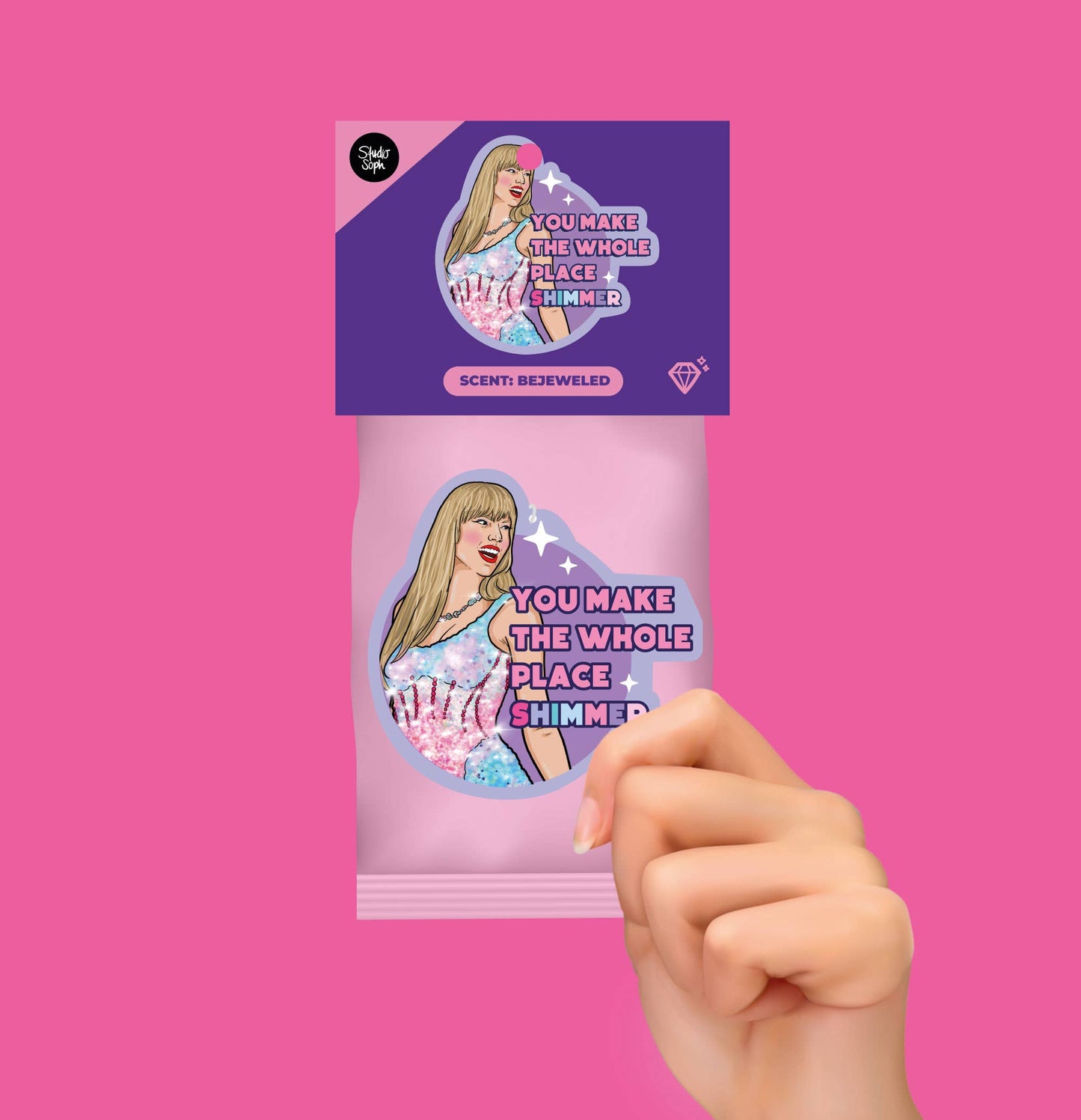 Pop Girl Whole Place Shimmer Air Freshener