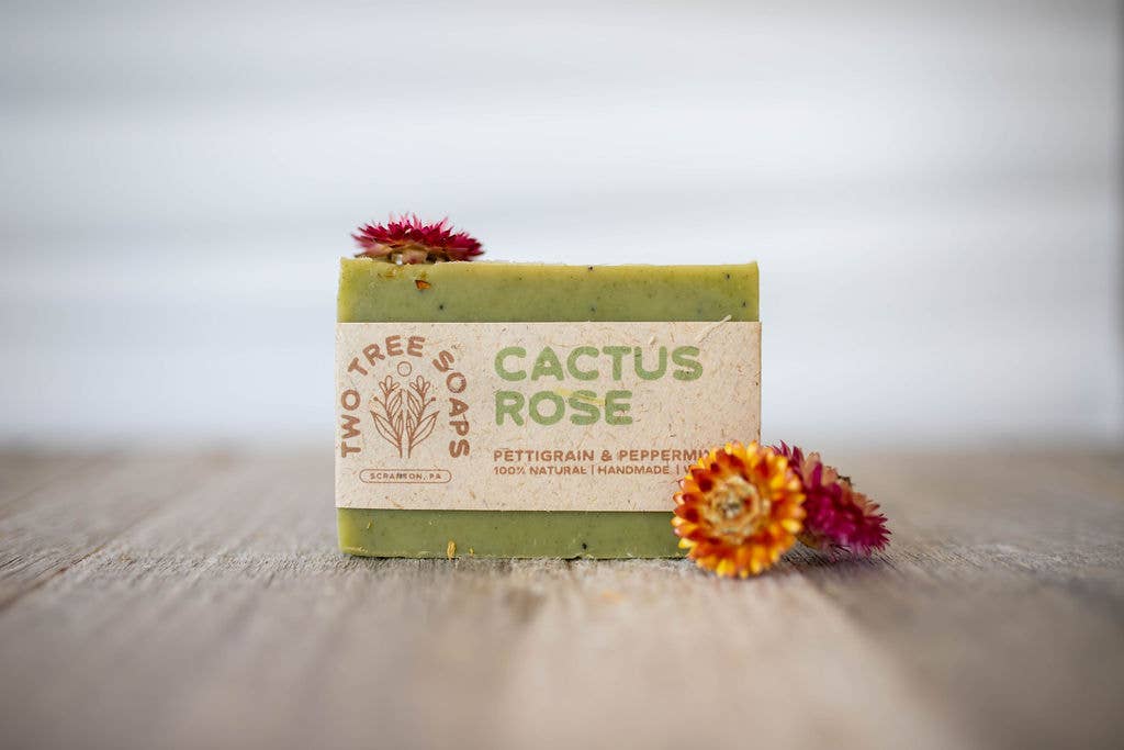 Cactus Rose - Natural Handmade Vegan Bar Soap