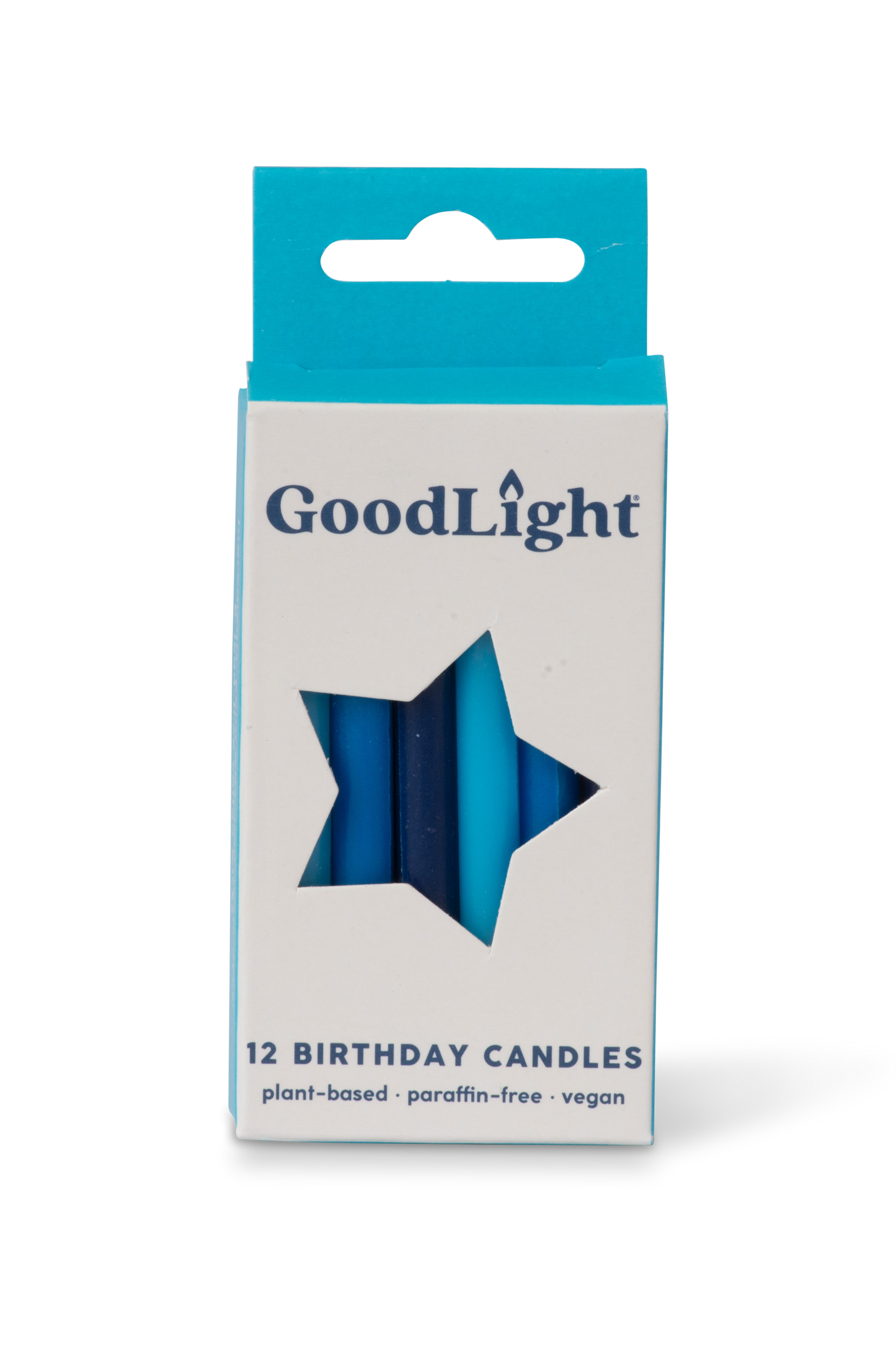 Vegan Birthday Candles | 12-Count Box: White