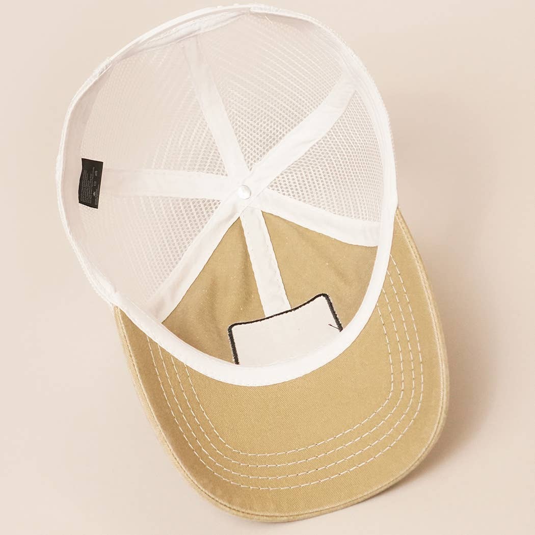 Meet Me In The Desert Cap: KHAKI