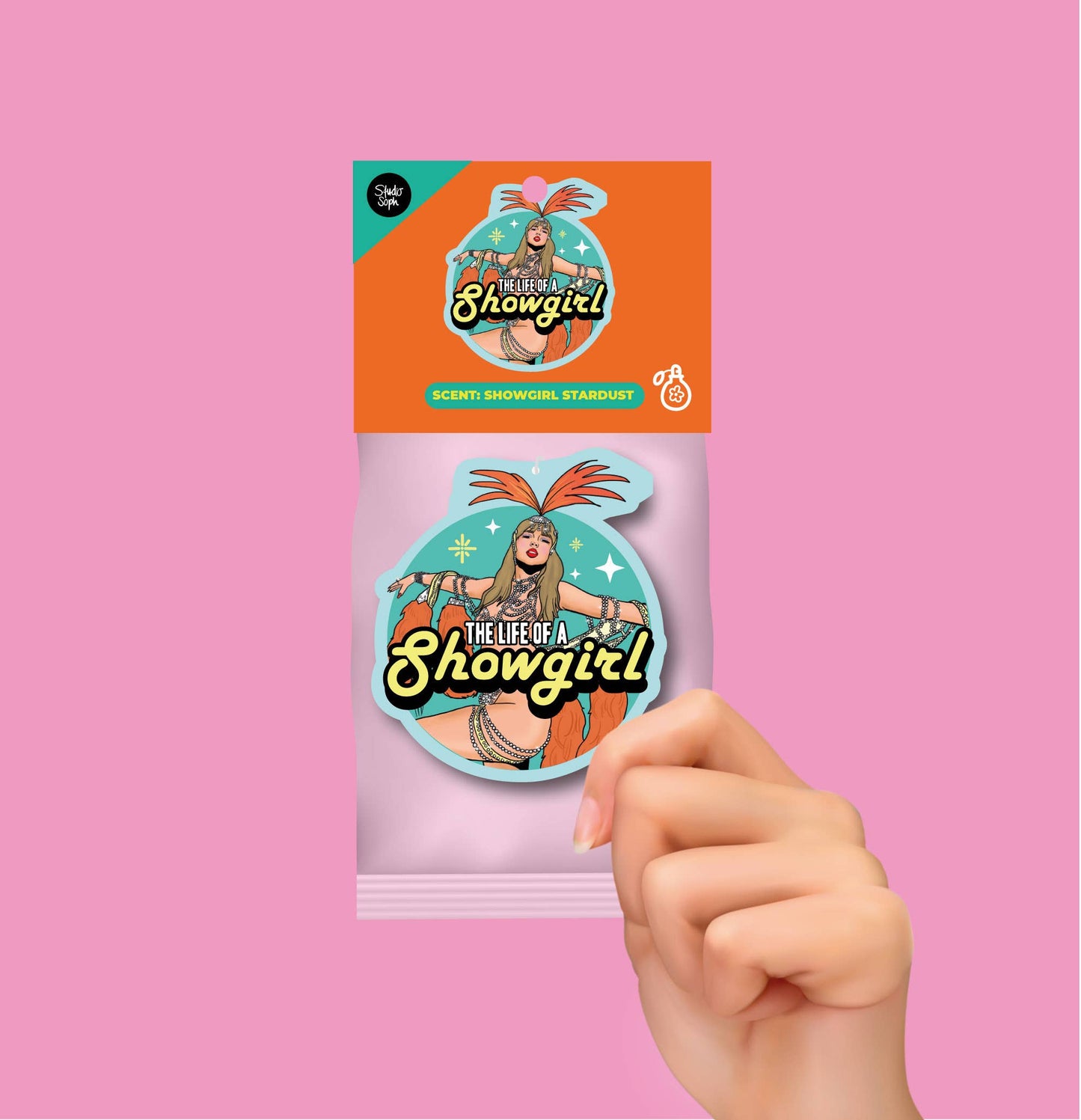Showgirl Pop Girl Car Air Freshener