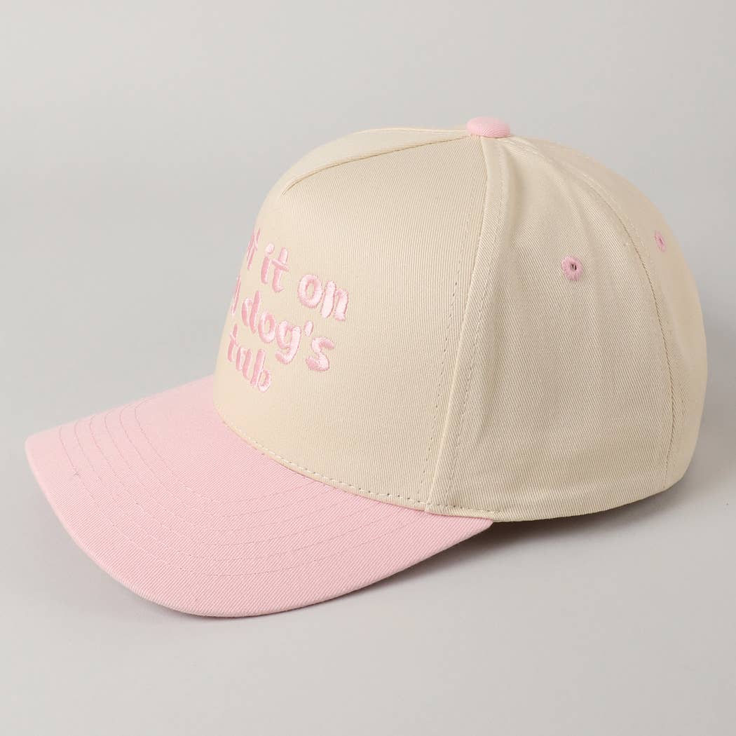 Put it on my dog's tab Two Tone Trucker Hat