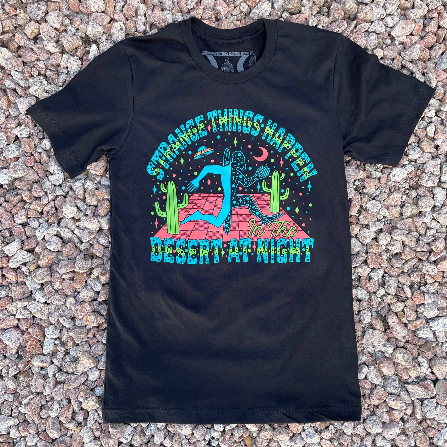 Strange Things Black T-Shirt: M