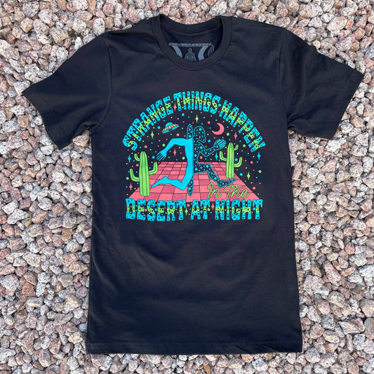 Strange Things Black T-Shirt: M