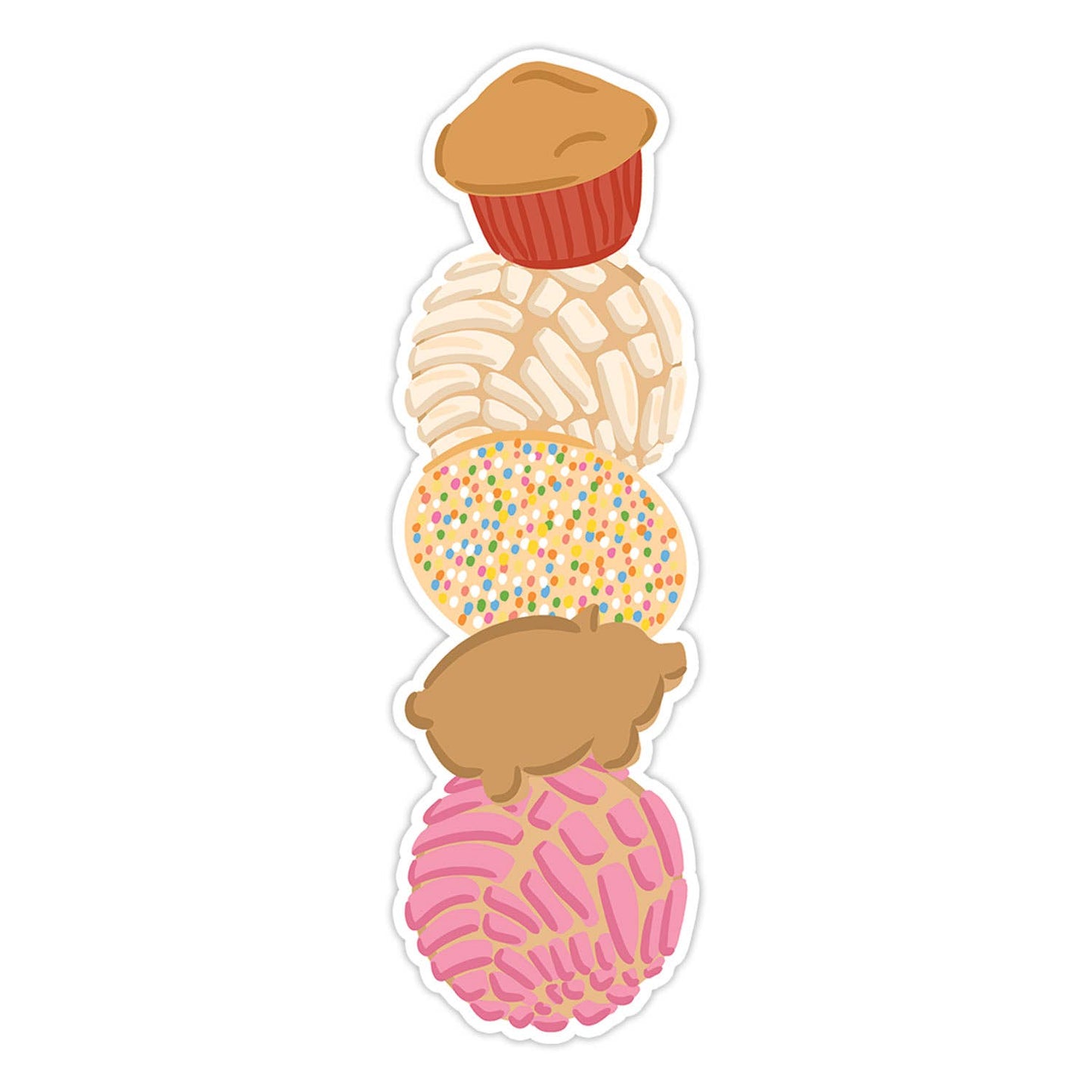 Pan Dulce Die Cut Bookmark