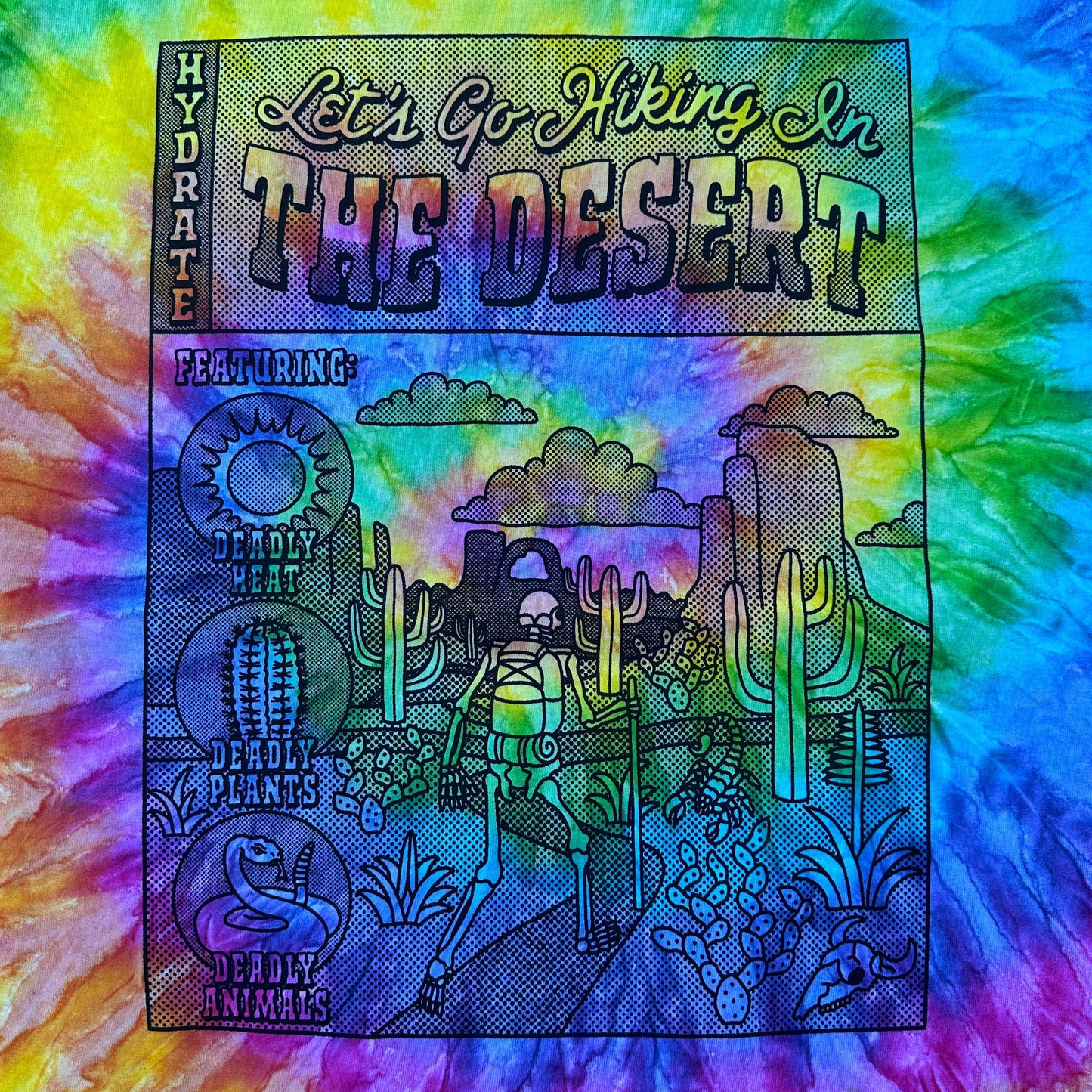 Hiking Tie-Dye T-Shirt: S