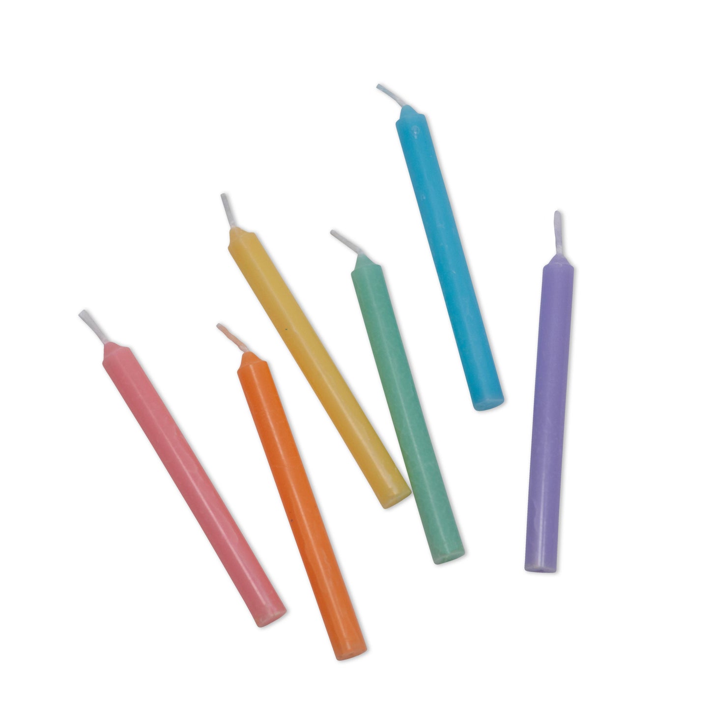 Vegan Birthday Candles | 12-Count Box: White