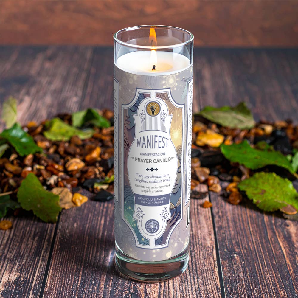 Prayer Candle - Manifest (8 in./9.5 oz.)