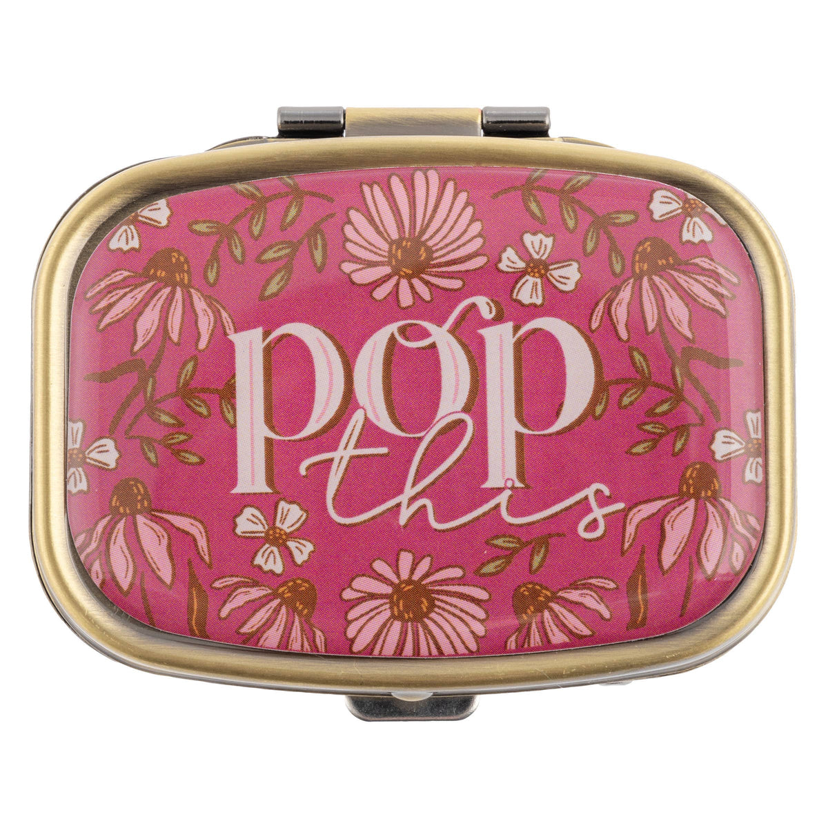 Small Metal Pill Case: Take Your Meds
