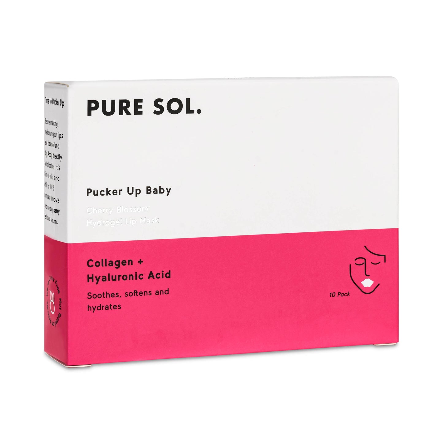 Pucker Up Baby - Cherry Blossom Hydrogel Collagen Lip Mask