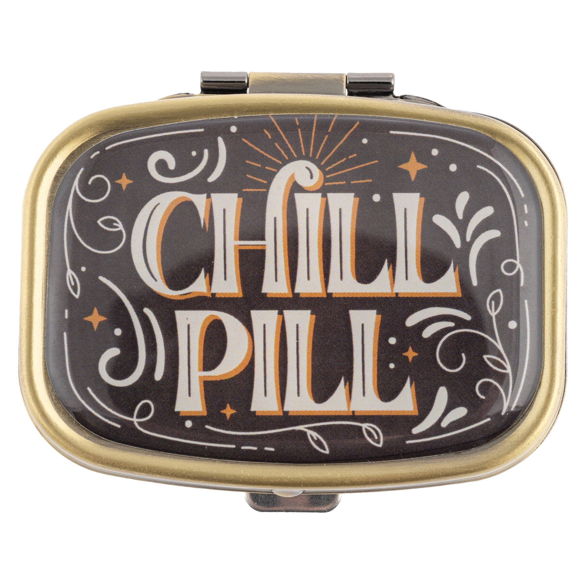 Small Metal Pill Case: Take Your Meds