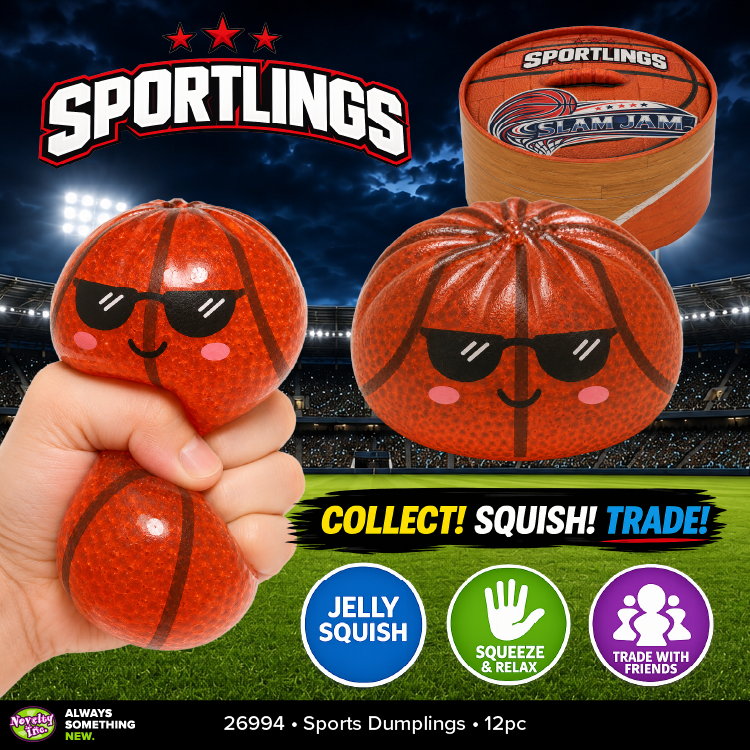 Fun Doh Sports Dumpling Squishy Toy