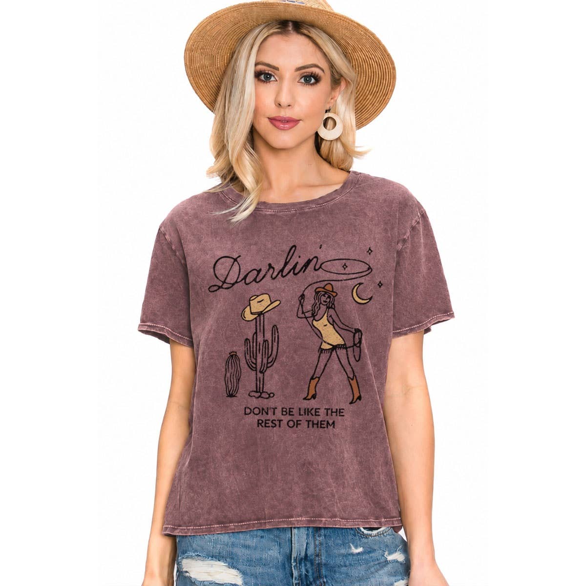 S DARLIN DON'T BE LIKE THEM Mineral Chocolate / S