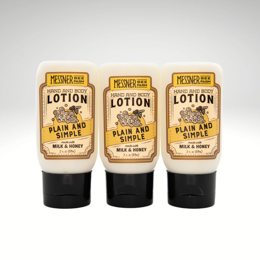Plain and Simple - Milk and Honey Lotion - 2oz Travel
