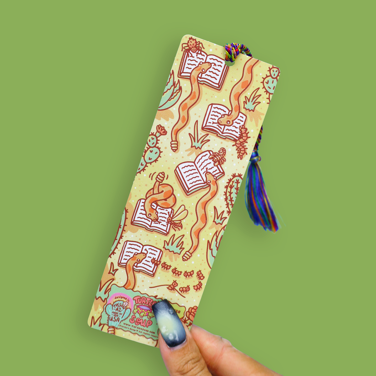 Rattlesnake, Desert, Reptile, Reading Gift, Bookmark