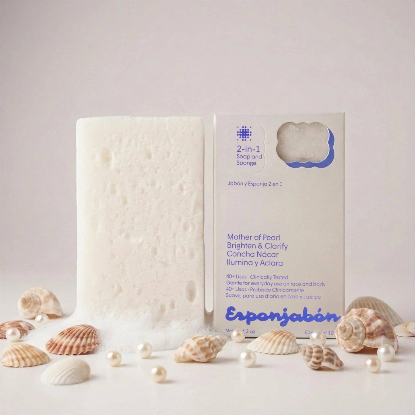 Esponjabon Mother of Pearl, Lightening Effect