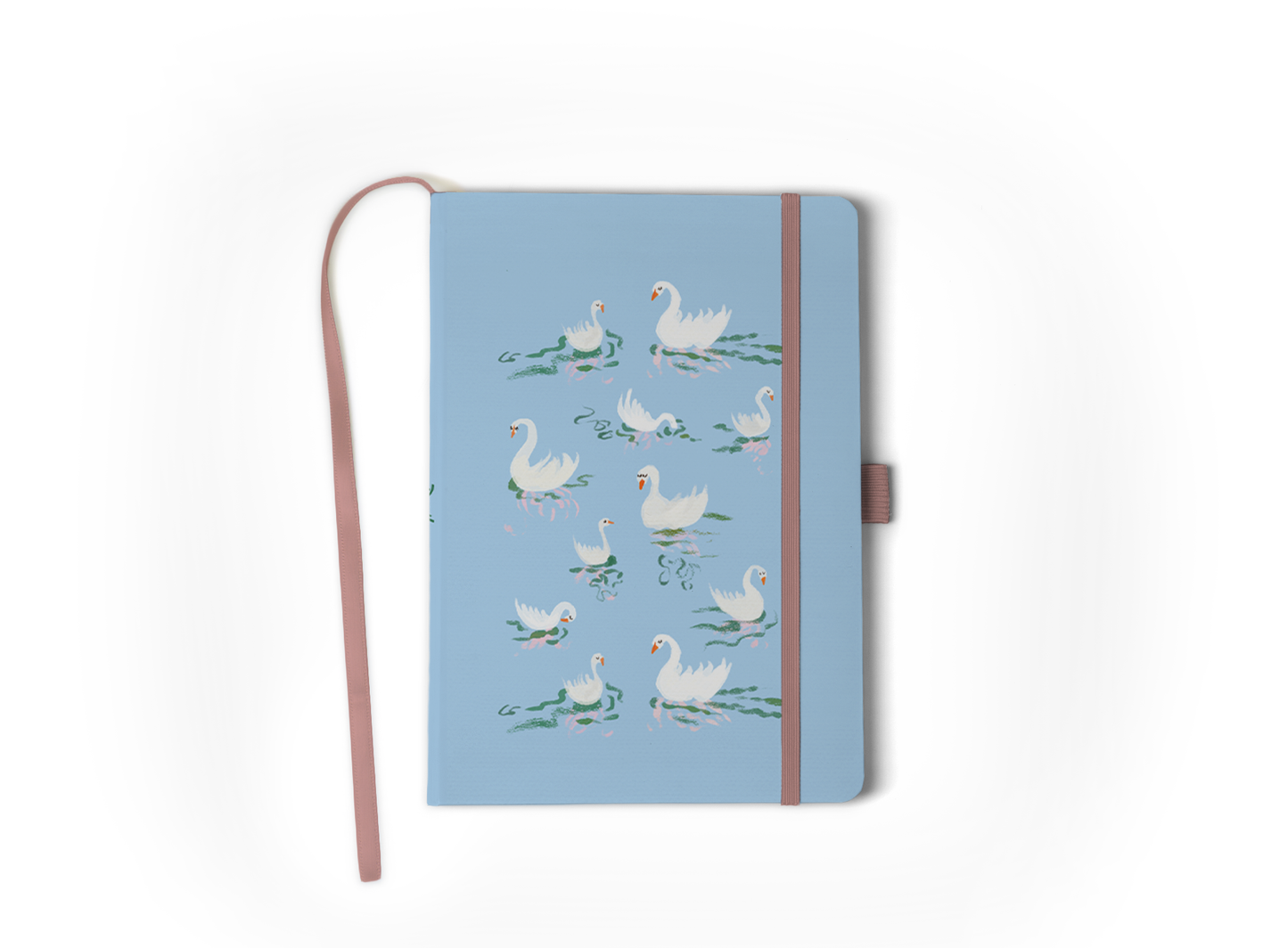Swans Hardbound Layflat Notebook Journal HBLFE2604L