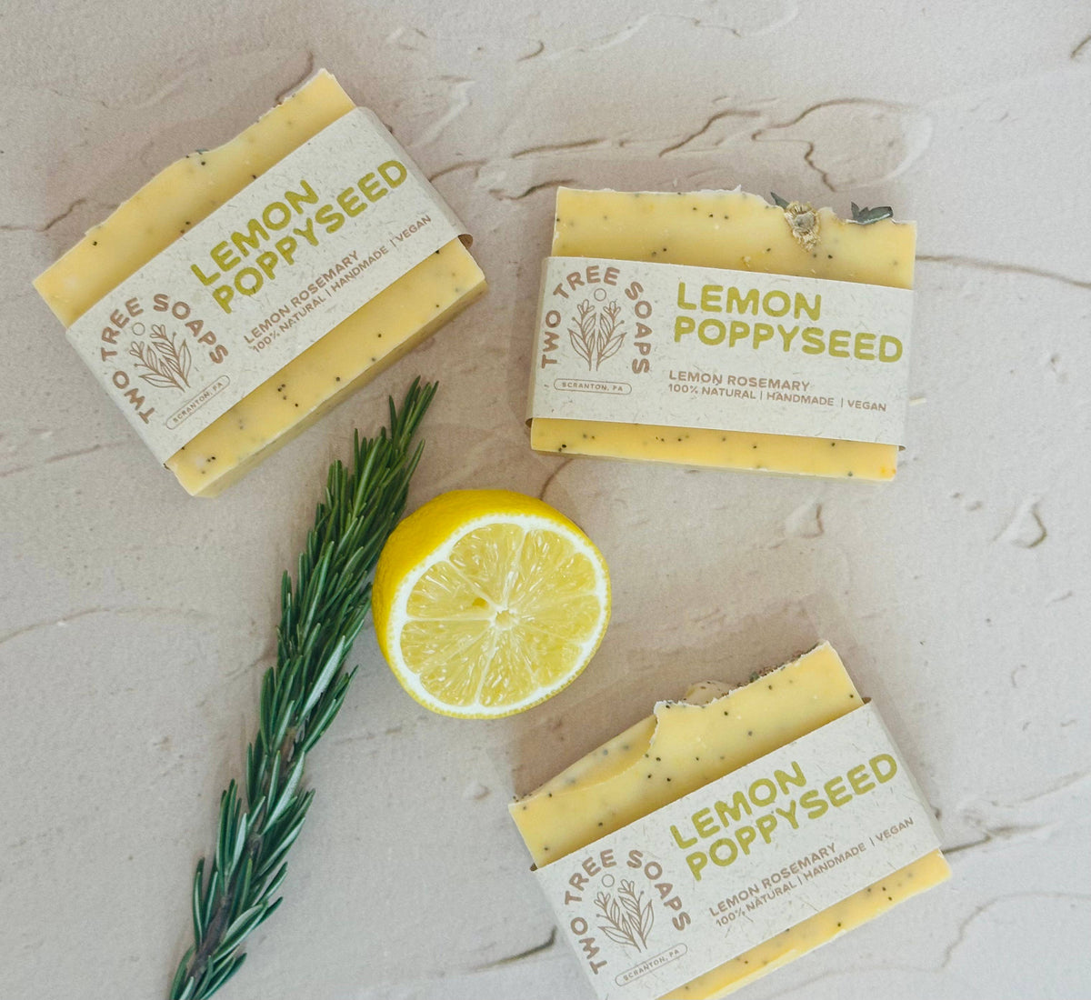 Lemon Poppyseed - Natural Handmade Bar Soap