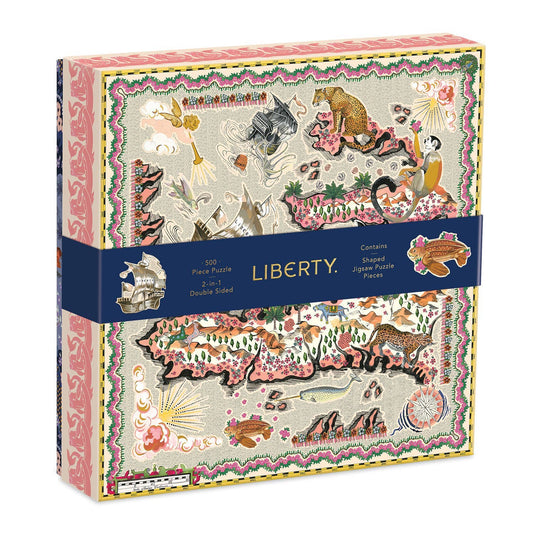 Liberty Maxine 500 Piece 2-Sided Puzzle With Shaped Pieces