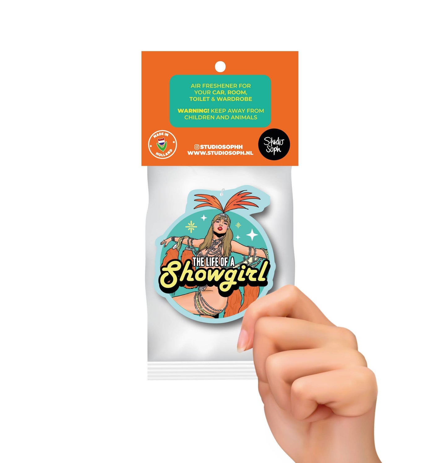 Showgirl Pop Girl Car Air Freshener