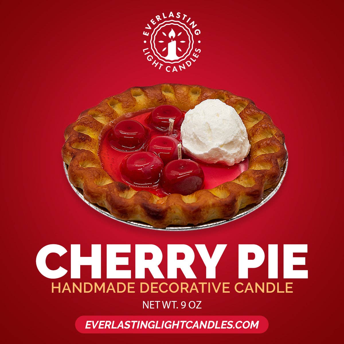 Cherry Pie - Dessert Candle