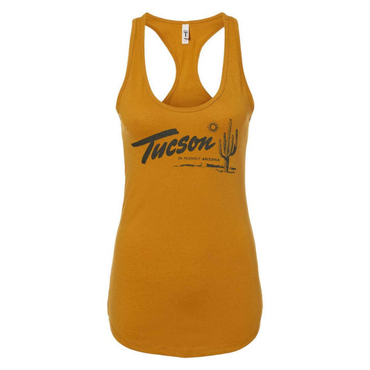 "Tucson Friendly" Women's Tank (Gold): L