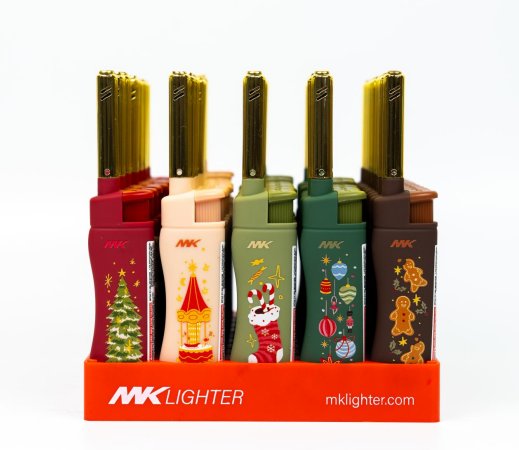 MK Lighter Range Series, Xmas Set, Windproof Flame 50PC