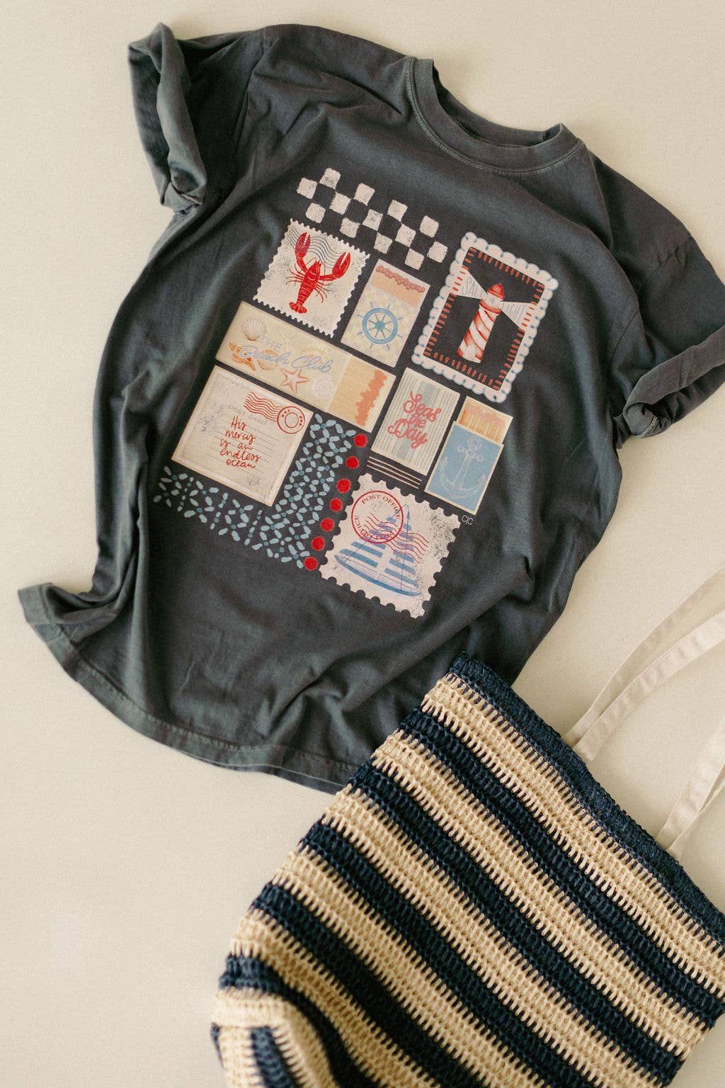 Seas The Day-  Tee: XL