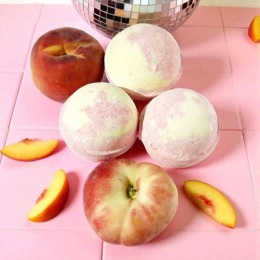 Georgia Peach Large Bath Bomb - 8oz