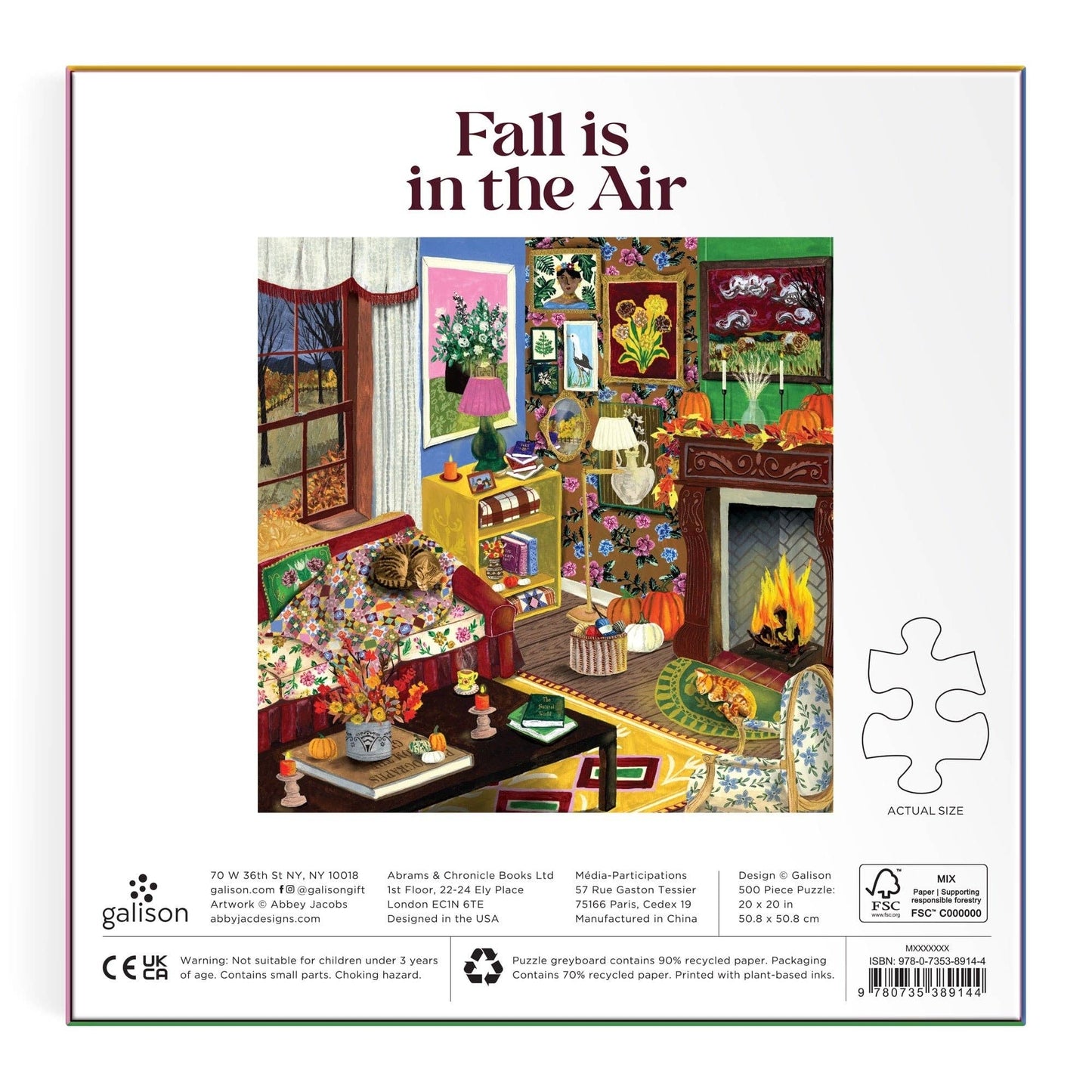 Fall is in the Air 500 Piece Puzzle