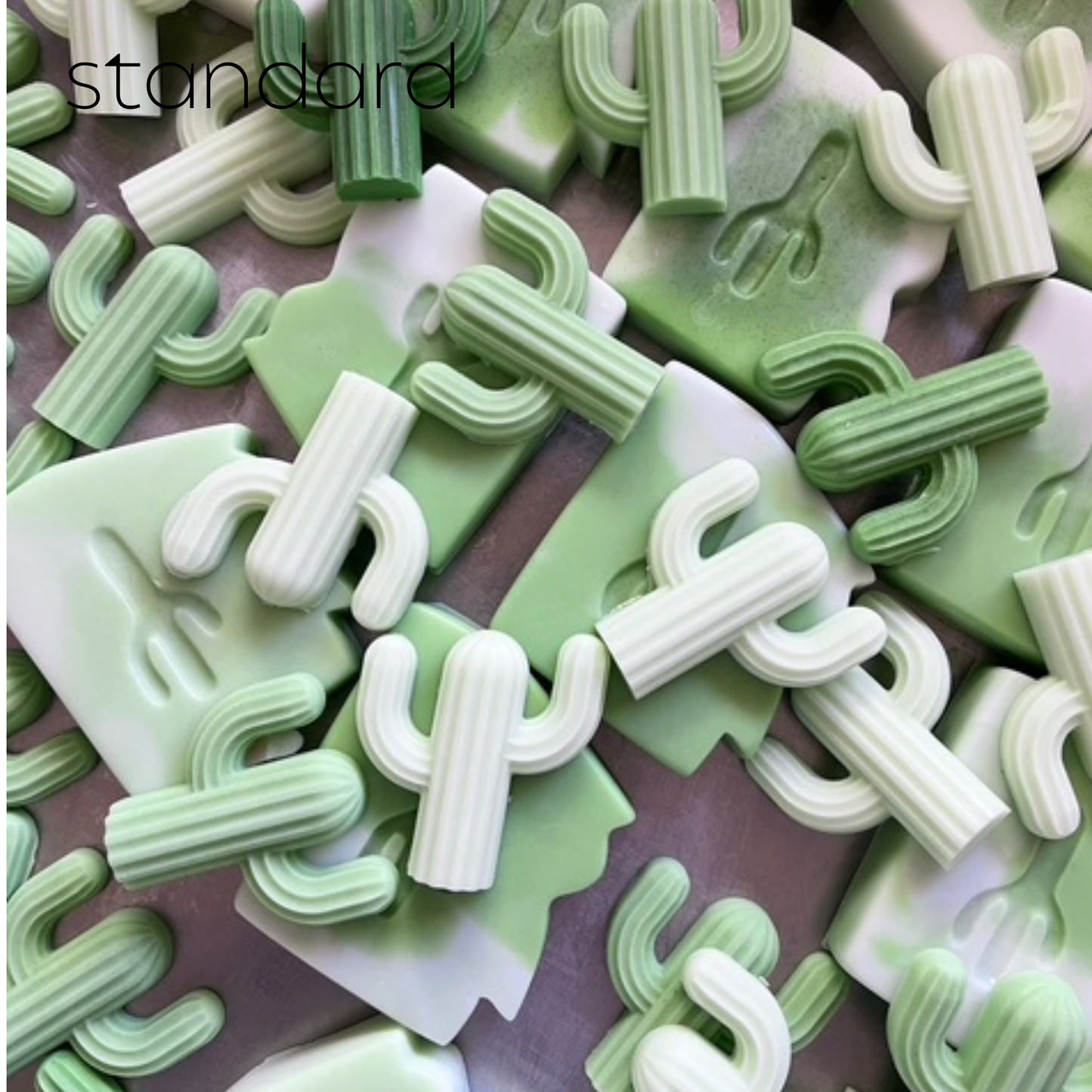 Mini Cactus Soap- Blues