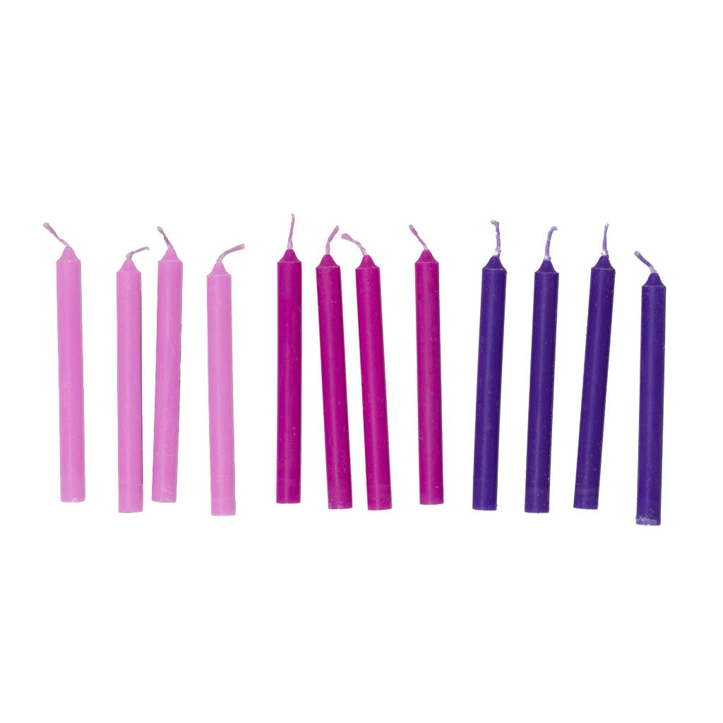 Vegan Birthday Candles | 12-Count Box: White