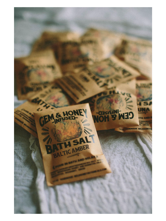 Baltic Amber  Bath Soak or Body Scrub Organic