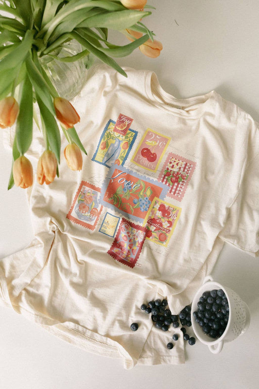 Fruit Stamps/ Fruit Of The Spirit Graphic Tee: Medium