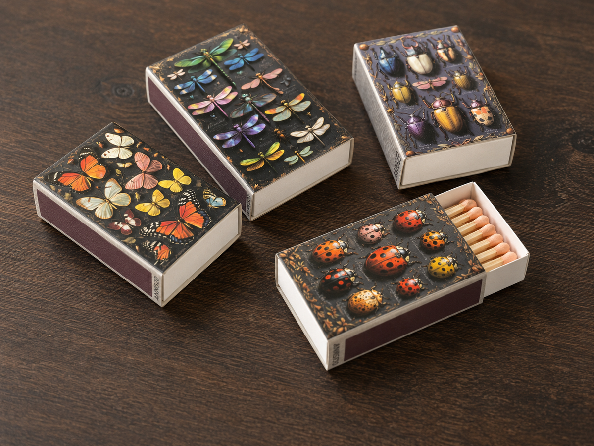 ANN520 - Insect Specimen Matches – Butterflies, Beetles & Dragonflies