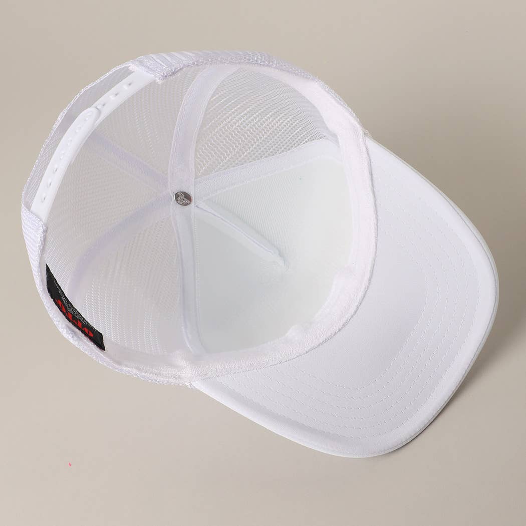 Trucker Hat: White